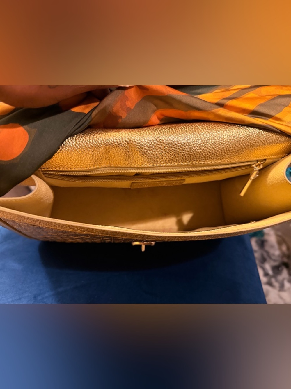 Sassy Jones Sample Sale Bag with Scarf-Wrapped Handle - Picture 6 of 7